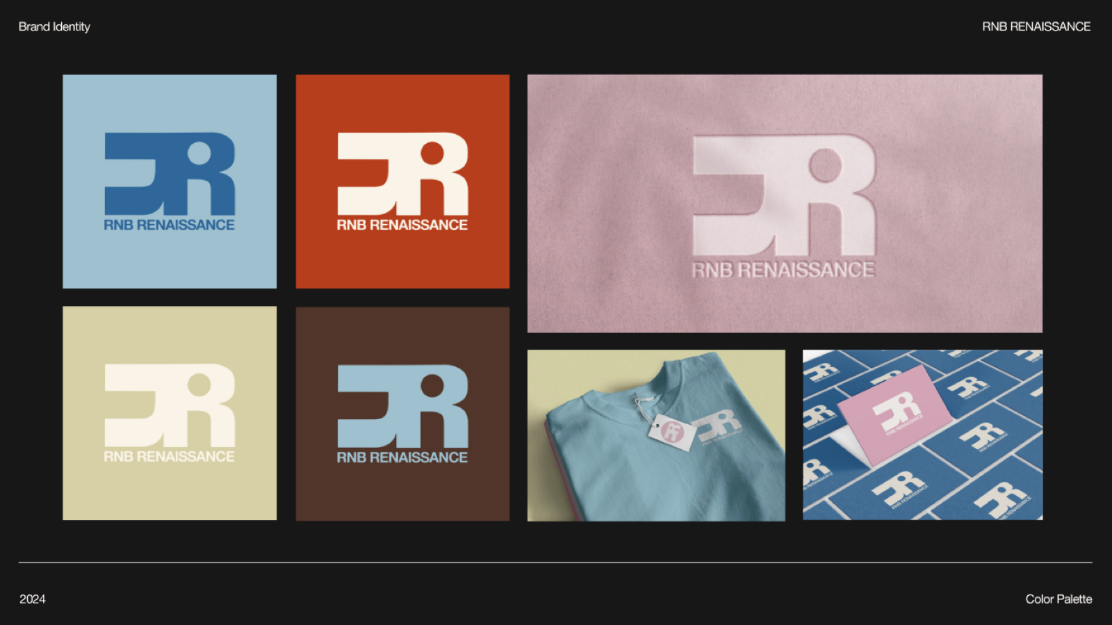 The mark across colorways, merch, and pattern